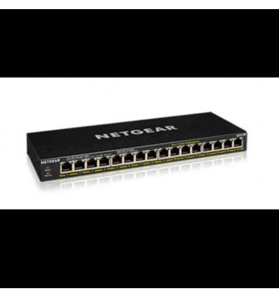 GS316P-100EUS - Netgear Switch Unmanaged Gigabit Ethernet (10 100 1000) Nero POE