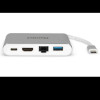 HDKC-PD100 USB-C PD 60W + USB+LAN+HDMI