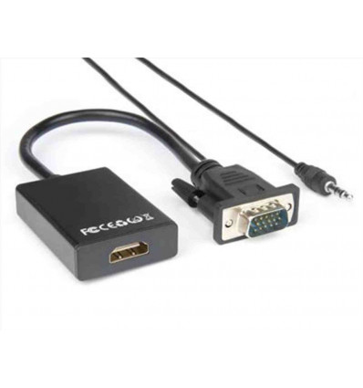 VGA M to HDMI F con audio Jack 3,5mm