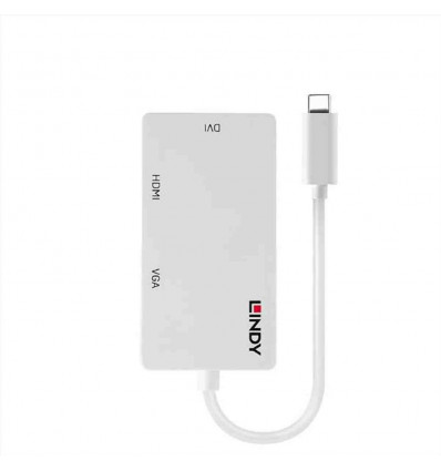 Converter USB Tipo C a HDMI, DVI o VGA