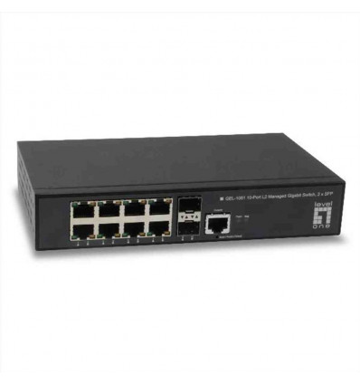 LEVELONE GEL-1061 - SWITCH 10-PORTE GIGABIT L2 MANAGED, 2X SFP