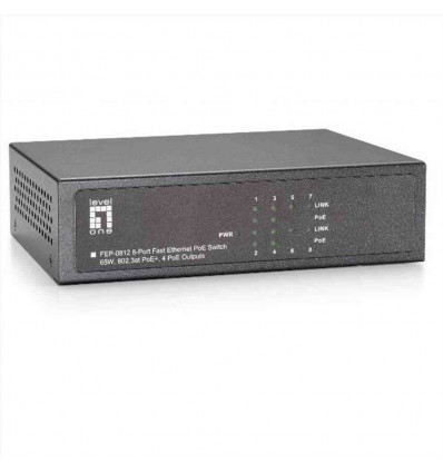 LEVELONE FEP-0812 - SWITCH 8-PORTE 10 100 POE 802.3at af 65W