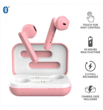 PRIMO TOUCH BT EARPHONES PINK