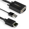 Cavo adattatore convertitore da VGA a HDMI con audio USB 2m