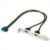 STAFFA USB 3.0, 2 PORTE