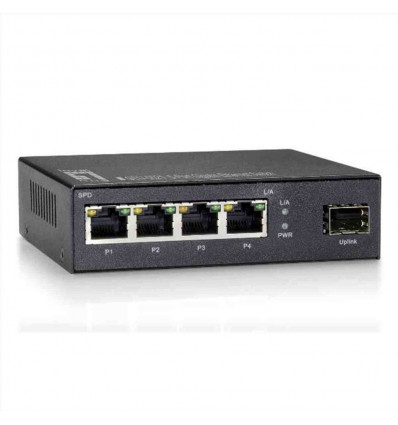 LEVELONE GEU-0521 - SWITCH 5-PORTE GIGABIT, 1x SFP