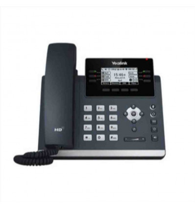 Yealink SIP-T42U, Elegant IP Phone- 12 account SIP, 2 porte PoE Gigabit, 2porte USB, 6 tasti BLF