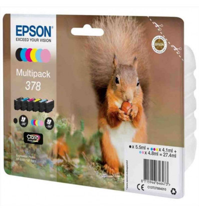 MULTIPACK 6 COLORI 378 PHOTO HD INK