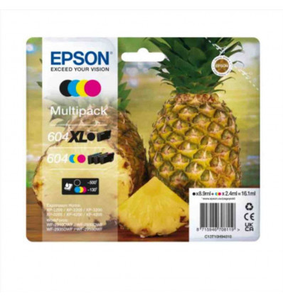 CARTUCCE INK ANANAS 4-COL 604 XL