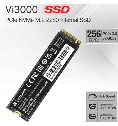 Vi3000 Internal PCIe NVMe M.2 SSD 256GB