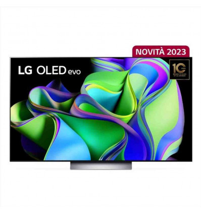 OLED evo, Serie C3, 4K, a9 Gen6, Dolby Vision, 20W, 4 HDMI con VRR, G-Sync, Wi-Fi 5, Smart TV WebOS 23