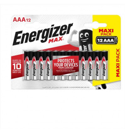 ENERGIZER - CF12 MAX ALK AAA CHP12