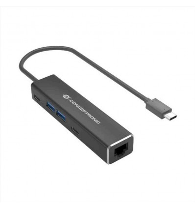 ADATTATORE DI RETE GIGABIT USB 3.2 Gen 1 CON HUB USB (2x USB-A & 2x USB-C)