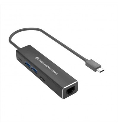 ADATTATORE DI RETE 2.5G USB 3.2 Gen 1 con HUB USB (2x USB-A & 2x USB-C)