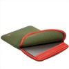 Custodia Antishock per MacBook 13 Zip Verticale Khaki