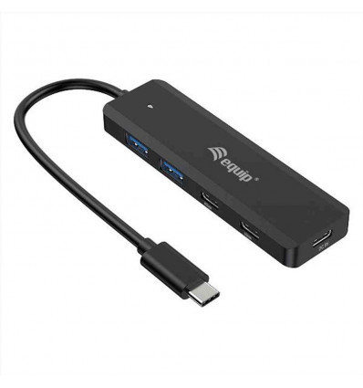 EQUIP - HUB 4-PORTE USB-C (2x USB-A 3.0 port + 2x USB-C)