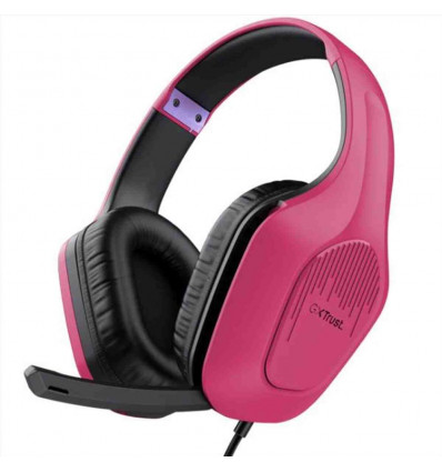 24992 GXT 415P ZIROX CUFFIE GAMING LEGGERE - ROSA