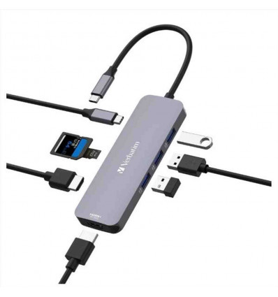 USB C Pro multiporte HUB 8 IN 1 HDMI 8K PD 85W