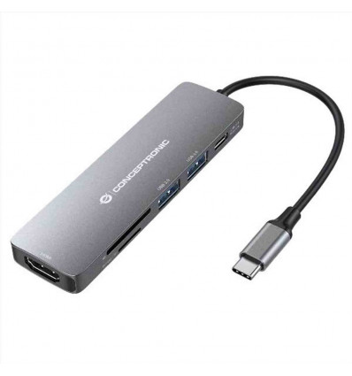 DOCKING STATION 6-IN-1 USB 3.2 GEN 1 -- HDTV, 100W USB PD, USB 3.0, USB 2.0, SD, TF MicroSD