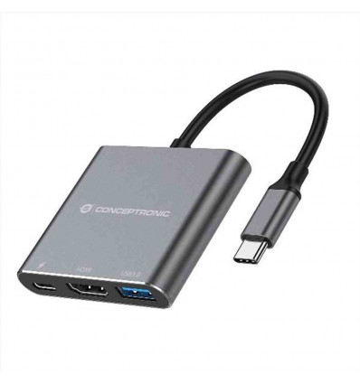 DOCKING STATION 3-IN-1 USB 3.2 GEN 1 -- 1x HDMI, 1x USB-C PD 100W, 1x USB 3.0