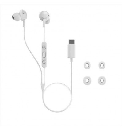 Cuffie in ear con microfono white