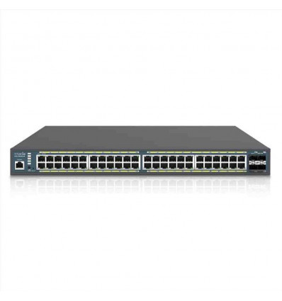 EWS7952P-FIT - Switch 48-port GbE PoE.af/at(+) 410W 4xSFP L2 19i