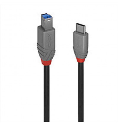 Cavo USB 3.2 Tipo C a B, 5Gbit/s, Anthra Line, 0.5m