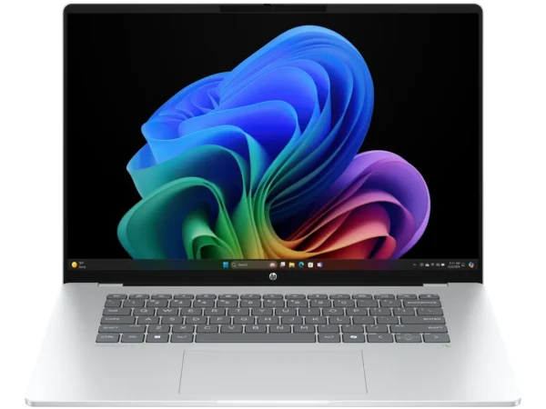 HP OmniBook 5 Laptop Next Gen AI 16-bf0004nl Copilot+ PC Qualcomm Snapdragon X1-26-100 Computer portatile 40,6 cm (16") 2K 16 GB LPDDR5x-SDRAM 512 GB SSD Wi-Fi 6E (802.11ax) Windows 11 Home Argento