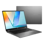 ASUS Vivobook 14 Flip TP3407SA-QL011W Intel Core Ultra 5 226V Ibrido (2 in 1) 35,6 cm (14") Touch screen WUXGA 16 GB LPDDR5x-SDRAM 512 GB SSD Wi-Fi 7 (802.11be) Windows 11 Home Grigio - immagine 8
