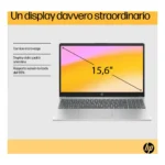 HP 15-fc0086nl AMD Ryzen 5 5625U Computer portatile 39,6 cm (15.6") Full HD 16 GB DDR4-SDRAM 512 GB SSD Wi-Fi 6 (802.11ax) Windows 11 Home Argento - immagine 7