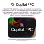 Lenovo ThinkPad X9-15 Gen 1 Copilot+ PC Intel Core Ultra 7 258V Computer portatile 38,9 cm (15.3") 2.8K 32 GB LPDDR5x-SDRAM 1 TB SSD Wi-Fi 7 (802.11be) Windows 11 Pro Italiano Grigio - immagine 2