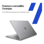 HP ZBook 8 G1i Mobile Workstation Intel Core Ultra 7 255H Workstation mobile 40,6 cm (16") Touch screen WUXGA 24 GB DDR5-SDRAM 1 TB SSD NVIDIA RTX 500 Ada Wi-Fi 7 (802.11be) Windows 11 Pro AI Workstation, AI PC Grigio - immagine 5