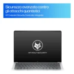 HP EliteBook X G1a Next Gen AI PC Wolf Pro Security Edition Copilot+ PC AMD Ryzen AI 9 HX 375 Computer portatile 35,6 cm (14") Touch screen 2.8K 32 GB LPDDR5x-SDRAM 1 TB SSD Wi-Fi 7 (802.11be) Windows 11 Pro Argento - immagine 4