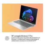 HP ProBook 4 G1q Next Gen AI PC Copilot+ PC Qualcomm Snapdragon X1-26-100 Computer portatile 35,6 cm (14") WUXGA 16 GB LPDDR5x-SDRAM 512 GB SSD Wi-Fi 6E (802.11ax) Windows 11 Pro Argento - immagine 6