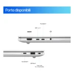 HP EliteBook X G1a Next Gen AI PC Wolf Pro Security Edition Copilot+ PC AMD Ryzen AI 9 HX 375 Computer portatile 35,6 cm (14") Touch screen 2.8K 32 GB LPDDR5x-SDRAM 1 TB SSD Wi-Fi 7 (802.11be) Windows 11 Pro Argento - immagine 2