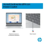 HP OmniBook 5 AI 16-af1019nl Intel Core Ultra 5 225U Computer portatile 40,6 cm (16") 2K 16 GB LPDDR5x-SDRAM 1 TB SSD Wi-Fi 6 (802.11ax) Windows 11 Home AI PC Argento - immagine 7