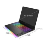 HP OMEN MAX Gaming Laptop 16-ak0005nl Copilot+ PC AMD Ryzen AI 9 375 Computer portatile 40,6 cm (16") WQXGA 32 GB DDR5-SDRAM NVIDIA GeForce RTX 5080 Wi-Fi 7 (802.11be) FreeDOS Nero - immagine 5