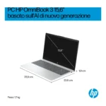 HP OmniBook 3 NGAI OmniBook 3 Next Gen AI 15-fn0010nl Copilot+ PC AMD Ryzen AI 7 350 Computer portatile 39,6 cm (15.6") Full HD 32 GB DDR5-SDRAM 1 TB SSD Wi-Fi 6 (802.11ax) Windows 11 Home Argento - immagine 5