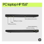 HP 15-fd0118nl Intel Core i5 i5-1334U Computer portatile 39,6 cm (15.6") Full HD 16 GB DDR4-SDRAM 512 GB SSD Wi-Fi 6 (802.11ax) Windows 11 Home Argento - immagine 2