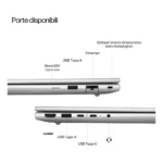 HP EliteBook 6 G1a 14 inch Notebook Next Gen AI PC Copilot+ PC AMD Ryzen AI 5 340 Computer portatile 35,6 cm (14") WUXGA 24 GB DDR5-SDRAM 512 GB SSD Wi-Fi 7 (802.11be) Windows 11 Pro Argento - immagine 2