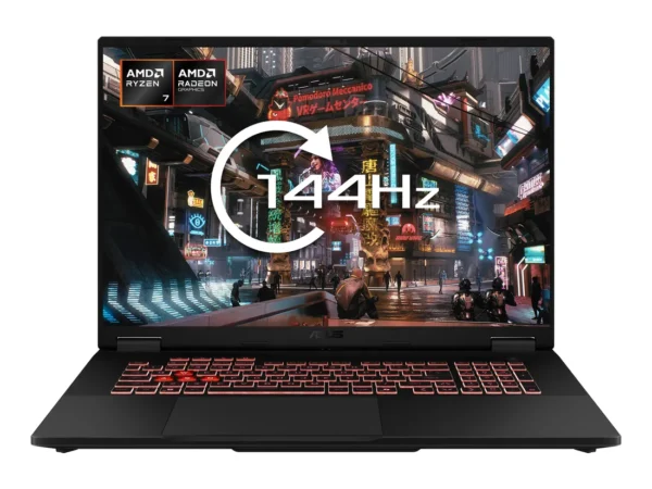 ASUS TUF Gaming A18 FA808UM-S8013W AMD Ryzen 7 260 Computer portatile 45,7 cm (18") WUXGA 16 GB DDR5-SDRAM 1 TB SSD NVIDIA GeForce RTX 5060 Wi-Fi 6E (802.11ax) Windows 11 Home Grigio