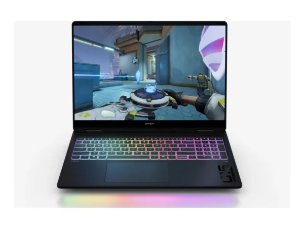 HP OMEN MAX Gaming Laptop 16-ak0004nl Copilot+ PC AMD Ryzen AI 9 375 Computer portatile 40,6 cm (16") WQXGA 32 GB DDR5-SDRAM NVIDIA GeForce RTX 5080 Wi-Fi 7 (802.11be) Windows 11 Home Nero