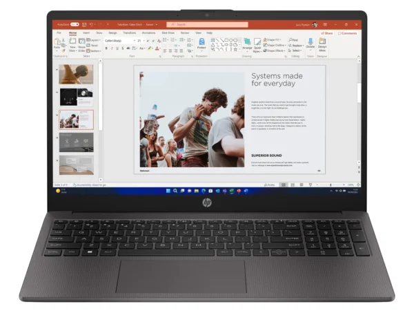 HP G10 AMD Ryzen 5 7520U Computer portatile 39,6 cm (15.6") Full HD 8 GB DDR4-SDRAM 256 GB SSD Wi-Fi 6 (802.11ax) Windows 11 Home Nero