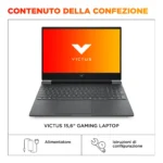 HP Victus Gaming 15-fa2016nl Intel Core i5 i5-13420H Computer portatile 39,6 cm (15.6") Full HD 16 GB DDR5-SDRAM 512 GB SSD NVIDIA GeForce RTX 5050 Wi-Fi 6 (802.11ax) Windows 11 Home Nero - immagine 3