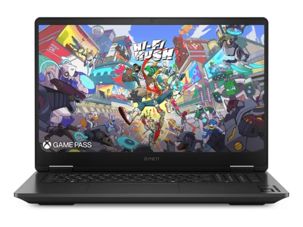 HP OMEN Gaming 17-db1004nl Copilot+ PC AMD Ryzen AI 7 350 Computer portatile 43,9 cm (17.3") Quad HD 32 GB DDR5-SDRAM 1 TB SSD NVIDIA GeForce RTX 5070 Wi-Fi 6 (802.11ax) FreeDOS Nero