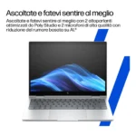 HP EliteBook 8 Flip G1i AI Intel Core Ultra 7 255U Ibrido (2 in 1) 33,8 cm (13.3") Touch screen WUXGA 32 GB LPDDR5x-SDRAM 1 TB SSD Wi-Fi 6E (802.11ax) Windows 11 Pro AI PC Argento - immagine 2