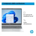 HP OmniBook 5 AI 16-af1019nl Intel Core Ultra 5 225U Computer portatile 40,6 cm (16") 2K 16 GB LPDDR5x-SDRAM 1 TB SSD Wi-Fi 6 (802.11ax) Windows 11 Home AI PC Argento - immagine 4