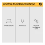 HP 15-fc0086nl AMD Ryzen 5 5625U Computer portatile 39,6 cm (15.6") Full HD 16 GB DDR4-SDRAM 512 GB SSD Wi-Fi 6 (802.11ax) Windows 11 Home Argento - immagine 3