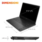 HP OMEN Gaming 17-db1003nl Copilot+ PC AMD Ryzen AI 9 365 Computer portatile 43,9 cm (17.3") Quad HD 32 GB DDR5-SDRAM 1 TB SSD NVIDIA GeForce RTX 5070 Wi-Fi 6 (802.11ax) Windows 11 Home Nero - immagine 5