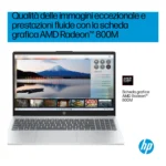 HP OmniBook 3 NGAI OmniBook 3 Next Gen AI 15-fn0010nl Copilot+ PC AMD Ryzen AI 7 350 Computer portatile 39,6 cm (15.6") Full HD 32 GB DDR5-SDRAM 1 TB SSD Wi-Fi 6 (802.11ax) Windows 11 Home Argento - immagine 9